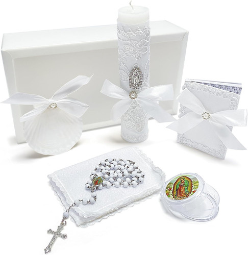 Baptism candle set for boys - baptism,